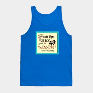 Guy's One-ders Sign Tank Top